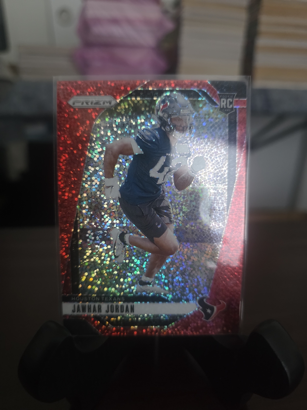 Panini Prizm Red Holographic Jawhar Jordan Rookie Card